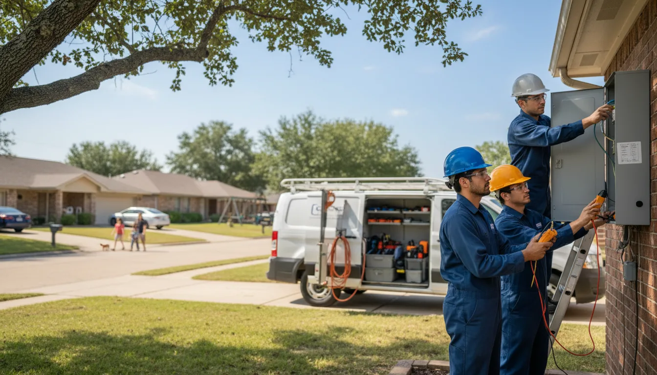 Certified electrician providing emergency electrical services in Inland, NE